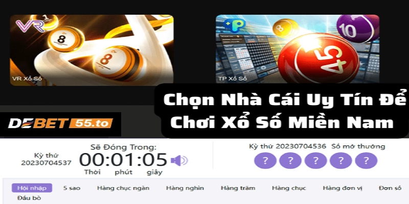 Chọn nhà cái uy tín để chơi xổ số miền Nam